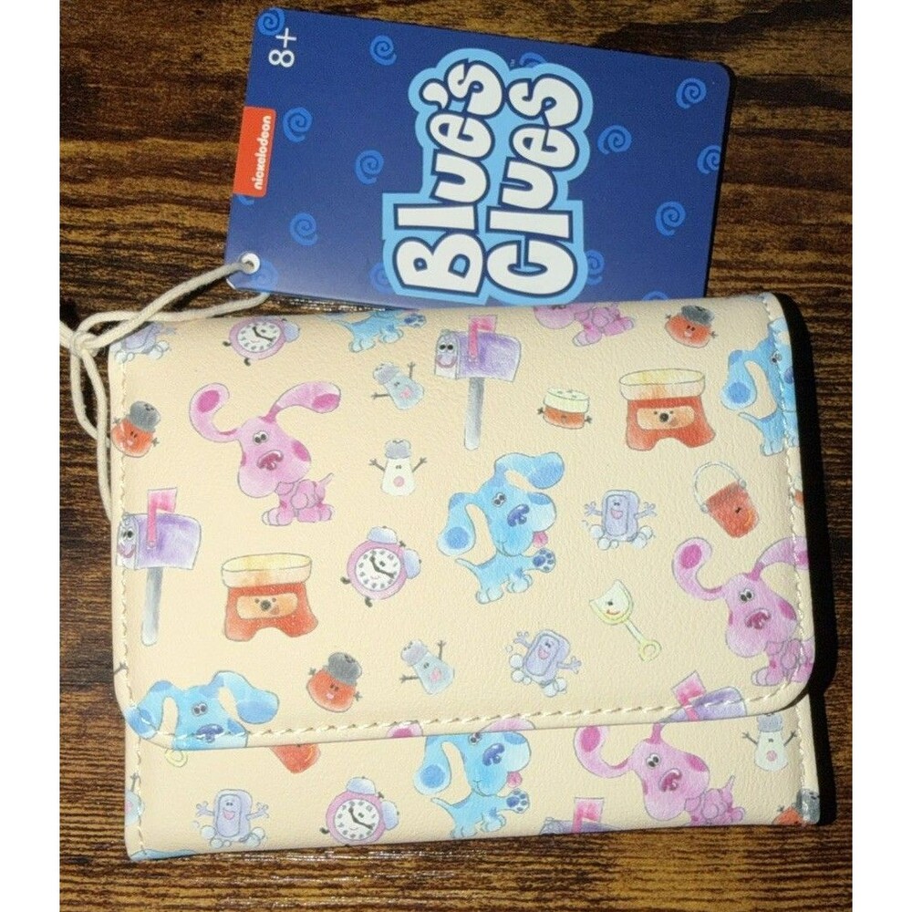 Loungefly Soft Tag Blue's Clues Characters Mini Flap Wallet